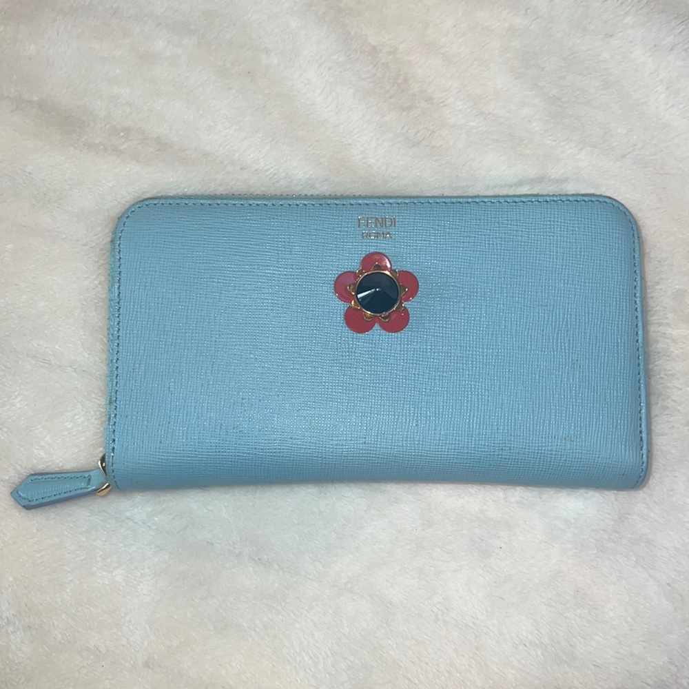 Authentic Rare Fendi Flower Wallet